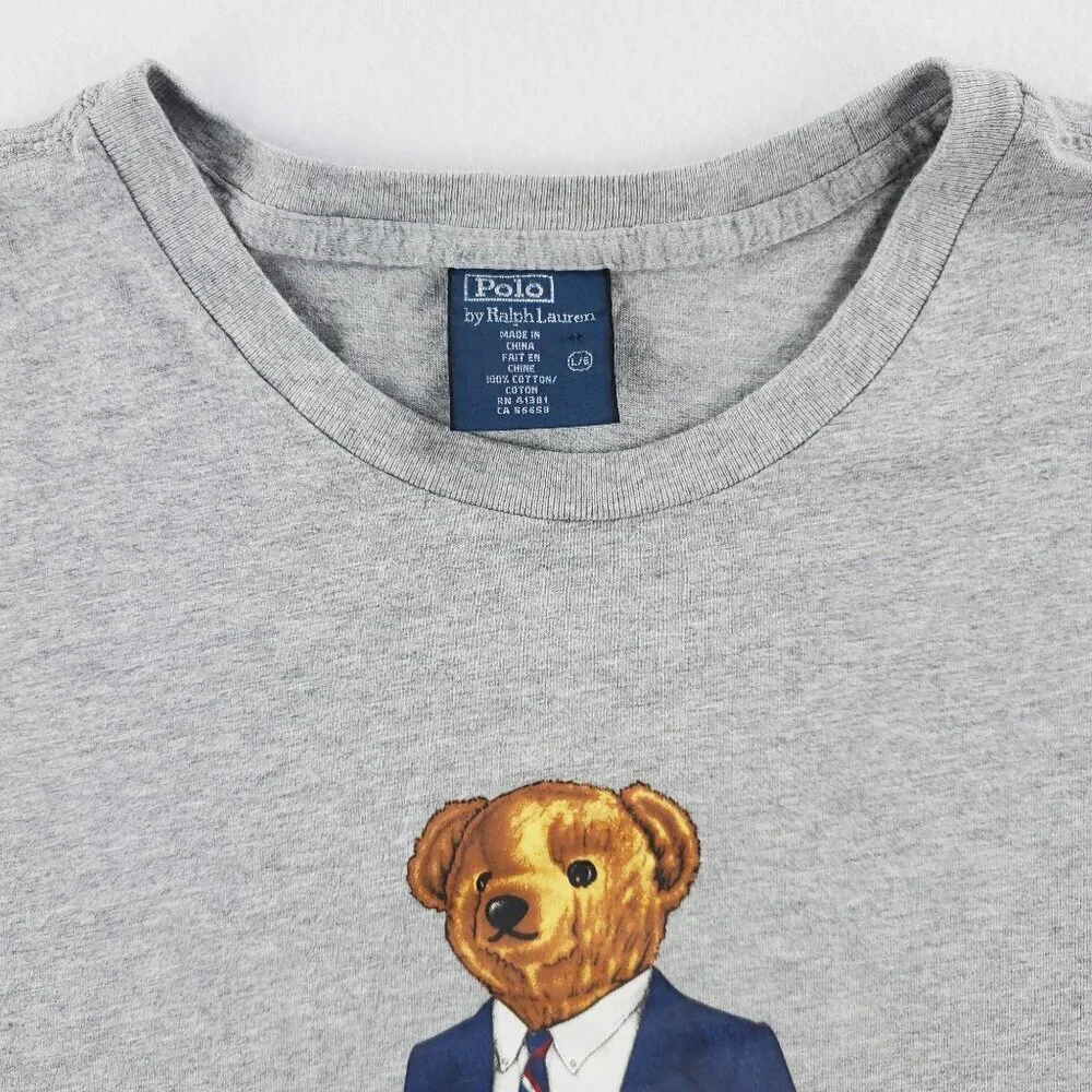 Polo Bear By Ralph Lauren Vintage T-Shirt Prep Men's Large